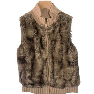 The Eagle’s Eye Soft Faux Fur Zippered Vest